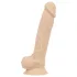 Real Fantasy Conrad - tapadókorongos vibrátor - 20 cm (testszínű)