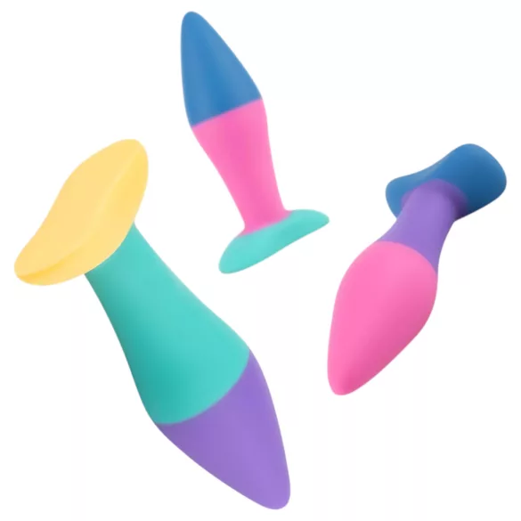 PMV20 Koda - anál tágító plug szett (színes)