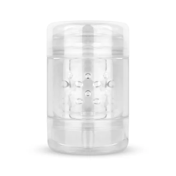 FPPR. - kétvégű maszturbátor - punci & száj (átlátszó)