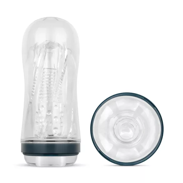 FPPR. - csavart maszturbátor (átlátszó)