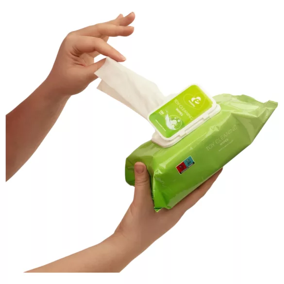 EasyGlide - szexjáték tisztító nedves törlőkendő (100 db)