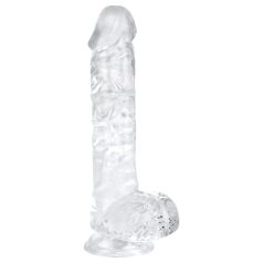 EasyToys - herés dildó - 13,5cm (átlátszó)
