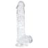 EasyToys - herés dildó - 13,5cm (átlátszó)