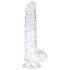 EasyToys - herés dildó - 13,5cm (átlátszó)