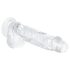 EasyToys - herés dildó - 13,5cm (átlátszó)