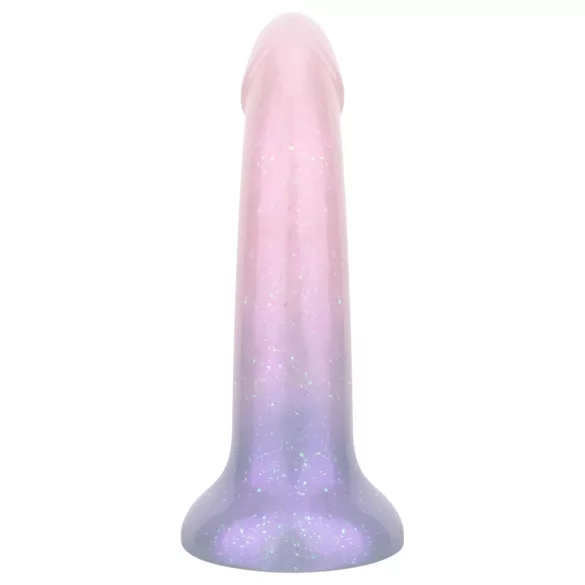 EasyToys Mermaid - csillámos dildó - 15 cm (pink)