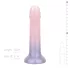 EasyToys Mermaid - csillámos dildó - 15 cm (pink)