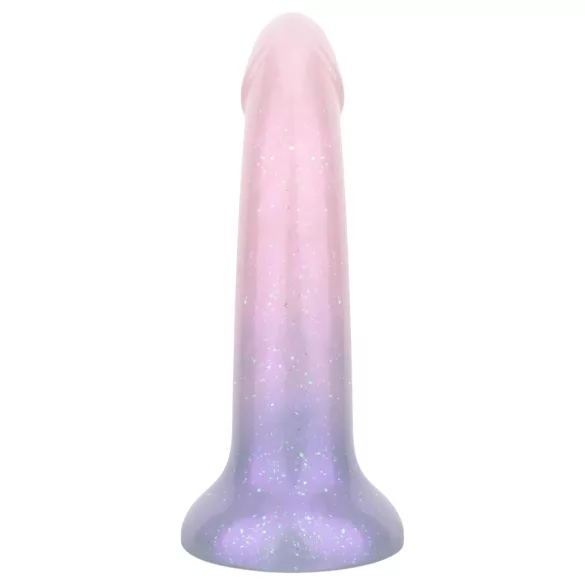 EasyToys Mermaid - csillámos dildó - 19cm (pink)