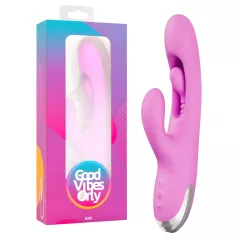 Good Vibes Only - csiklókaros vibrátor mozgó ujjal (lila)