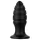 BUTTR Aftershock - óriás anál plug (fekete) - 23 cm