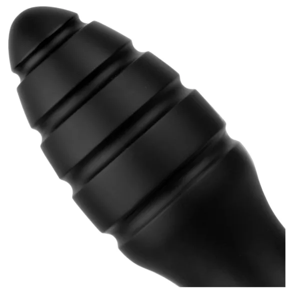BUTTR Aftershock - óriás anál plug (fekete) - 23 cm