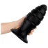 BUTTR Aftershock - óriás anál plug (fekete) - 23 cm