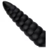BUTTR Caterpiller - óriás anál plug (fekete) - 29 cm