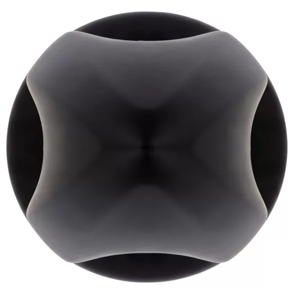 BUTTR Huge Explosive II - óriás anál plug (fekete) - 29 cm