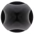 BUTTR Huge Explosive II - óriás anál plug (fekete) - 29 cm