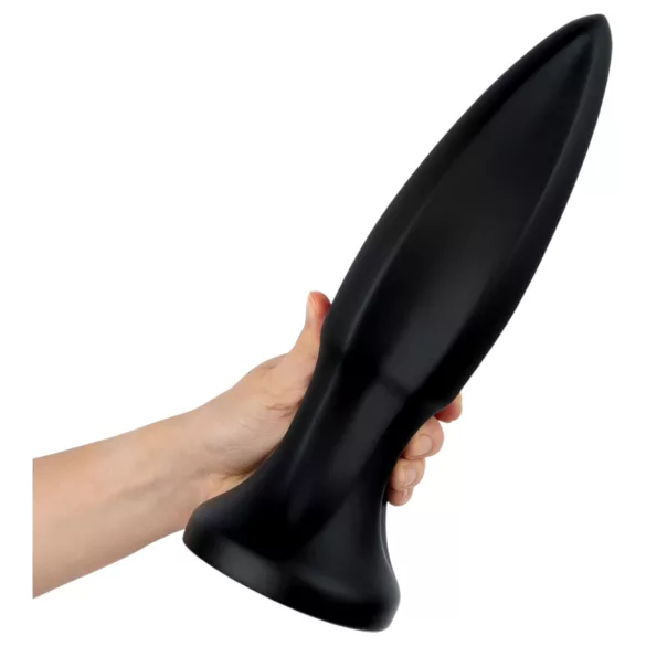 BUTTR Huge Explosive II - óriás anál plug (fekete) - 29 cm
