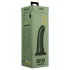 BUTTR Double Ribbed - óriás bordázott anál plug (fekete) - 26 cm