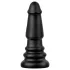 BUTTR Tactical II - óriás anál plug (fekete) - 26 cm