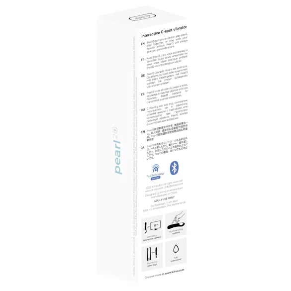 Kiiroo Pearl 2 - interaktív, vízálló G-pont vibrátor (zöld)