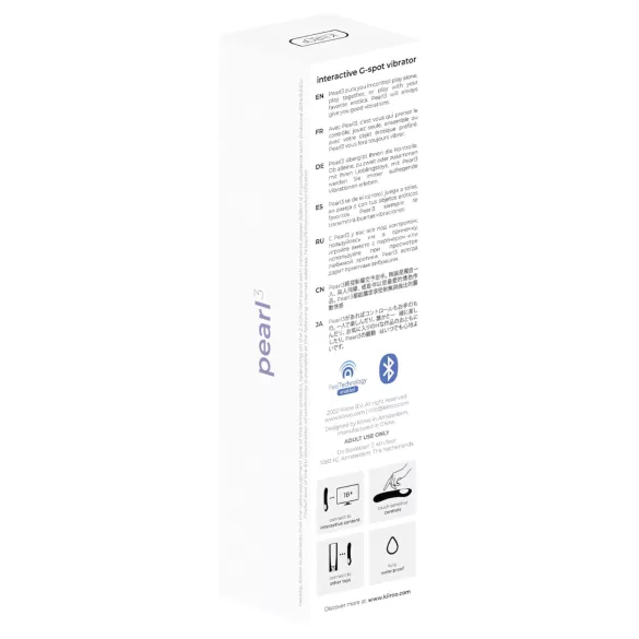 Kiiroo Pearl 3 - interaktív G-pont vibrátor (lila)