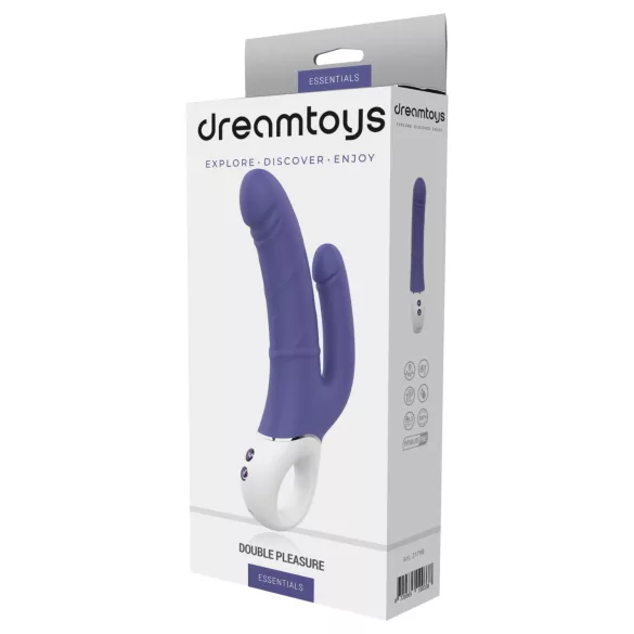 Dreamtoys Essentials - dupla vibrátor (lila)