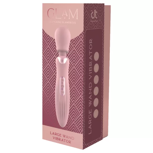 Glam - nagy wand vibrátor (rózsaszín)
