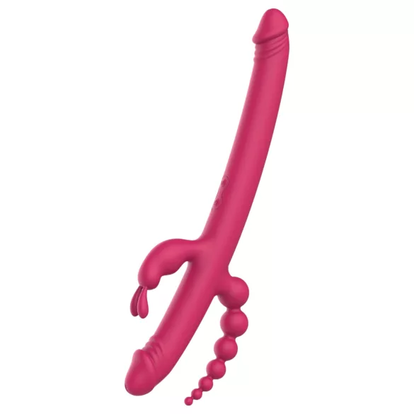 Dreamtoys Anywhere Pleasure Vibe - akkus, 4 ágú vibrátor (pink)