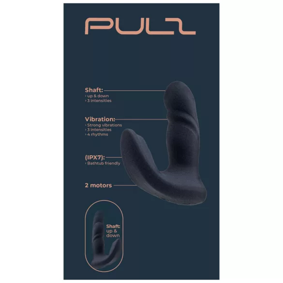 Dreamtoys Pulz - lökő análvibrátor távirányítóval (kék)