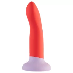   Dreamtoys Love Signal - kétszínű szilikon dildó közepes (piros)