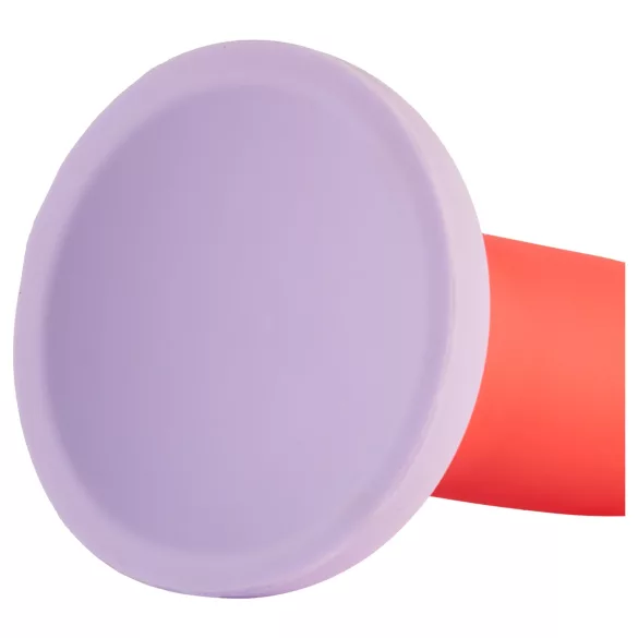 Dreamtoys Love Signal - kétszínű szilikon dildó közepes (piros)