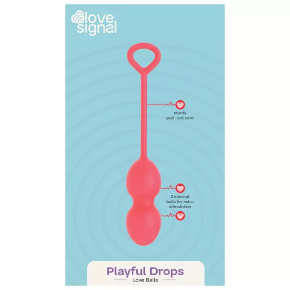 Dreamtoys Love Signal - gésagolyó duo (piros)
