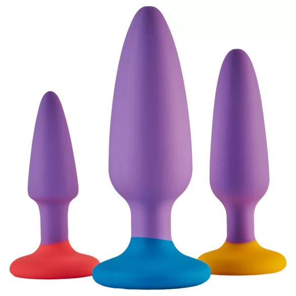 Dreamtoys Love Signal - anál plug szett (lila)