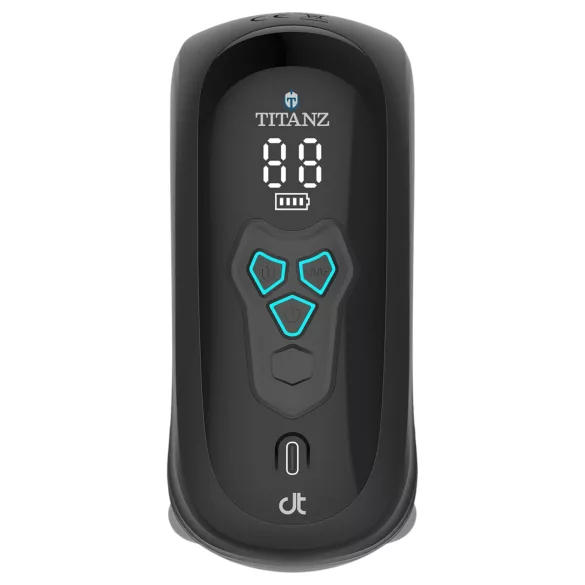 Titanz Auto Squeeze - automata maszturbátor (fekete)