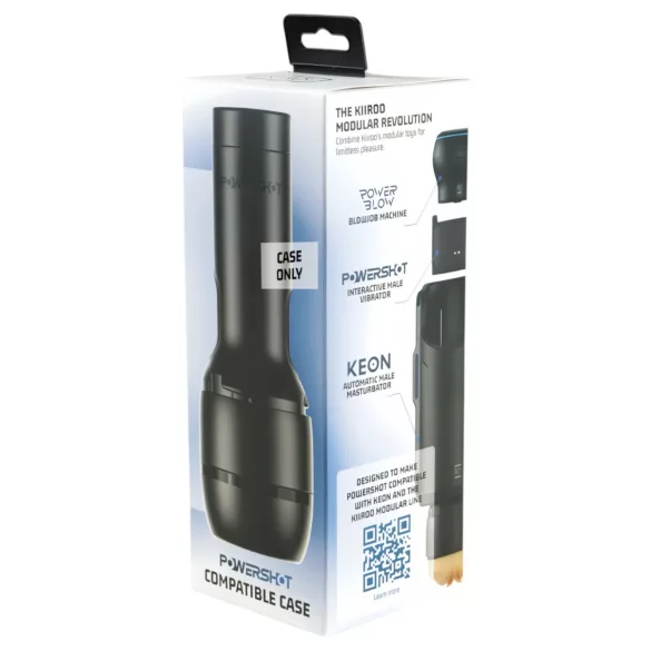 Kiiroo PowerShot kompatibilis maszturbátor tok férfiaknak (fekete)