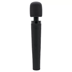 Pixey Deluxe Black Velvet - wand vibrátor L (fekete)