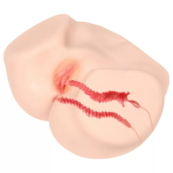 Kokos Vanilla 004 - élethű torzó maszturbátor (natúr)