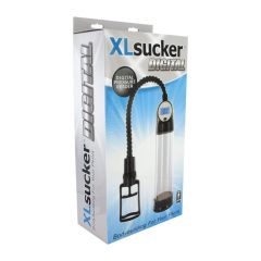   XLSUCKER - digitális potencia- és péniszpumpa (áttetsző)