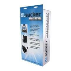   XLSUCKER - digitális potencia- és péniszpumpa (áttetsző)