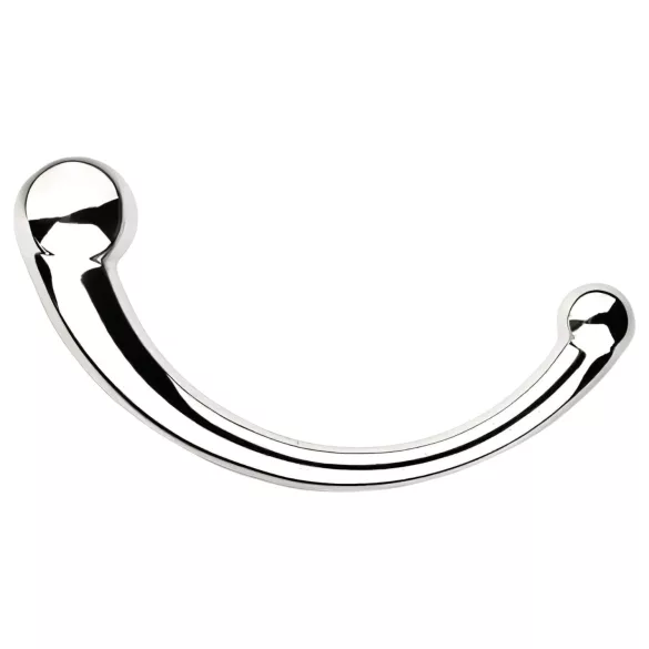 NJOY Pure Wand - anál horog dildó (ezüst)