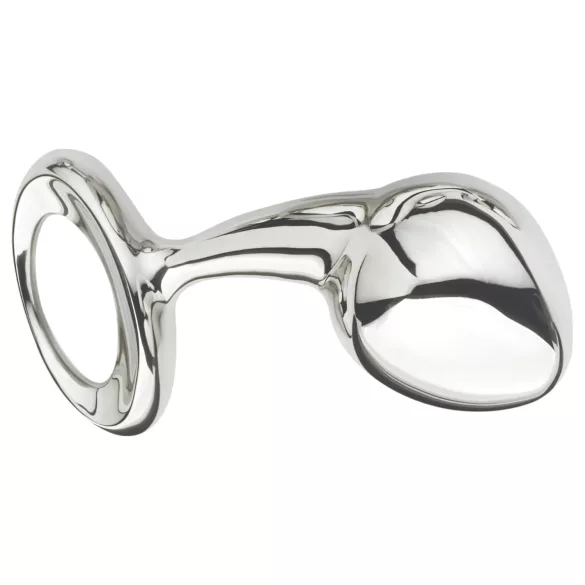 Njoy L - nagy fém anál plug (ezüst)