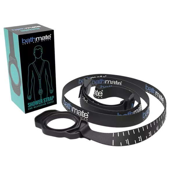 Bathmate Shower Strap - pumpatartó mérőheveder (fekete)