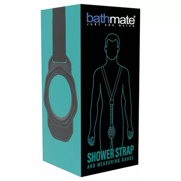 Bathmate Shower Strap - pumpatartó mérőheveder (fekete)