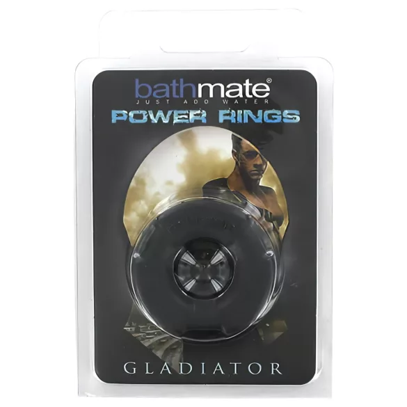 BathMate - Gladiator szilikon péniszgyűrű (fekete)