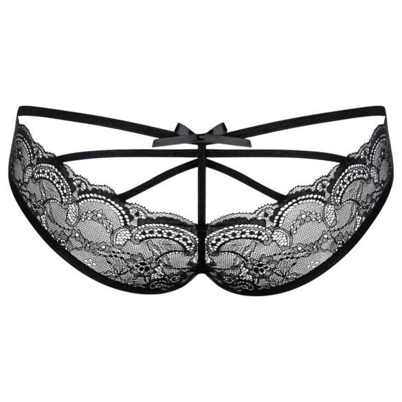 Obsessive Frivolla - pikáns női csipke bugyi - fekete