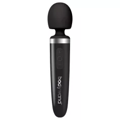 bodywand Aqua - akkus mini masszírozó vibrátor (fekete)