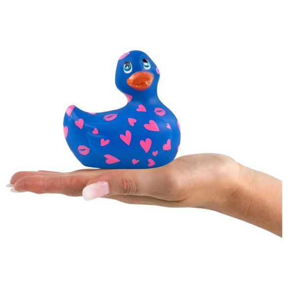 My Duckie Romance 2.0 - vízálló csikló vibrátor (kék-pink)