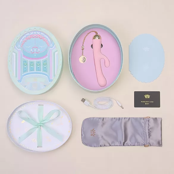 ZALO Ichigo Rabbit - App-vezérelt luxus vibrátor (pink)