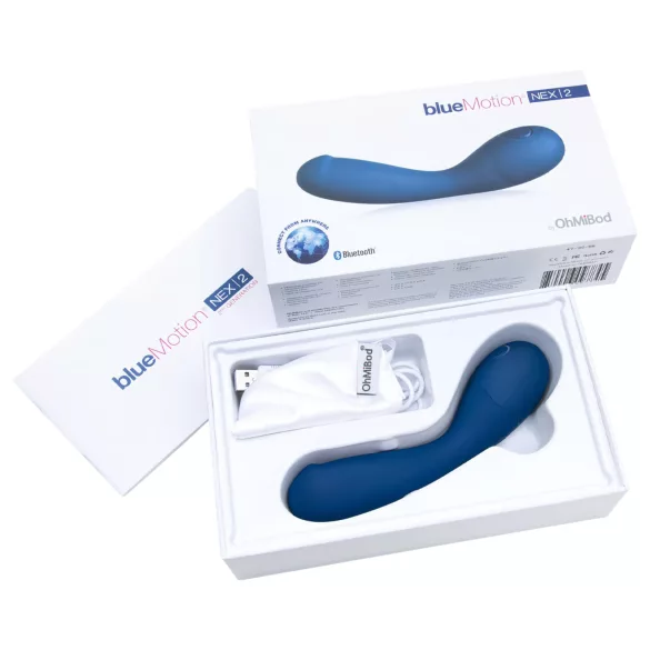 OhMiBod Bluemotion Nex 2 – App-vezérelt G-pont vibrátor (kék)