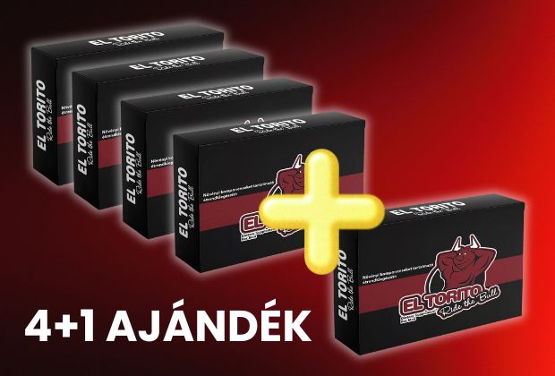 4+1 Akció: Vásárolj 4 potencianövelőt, az ötödiket mi álljuk!