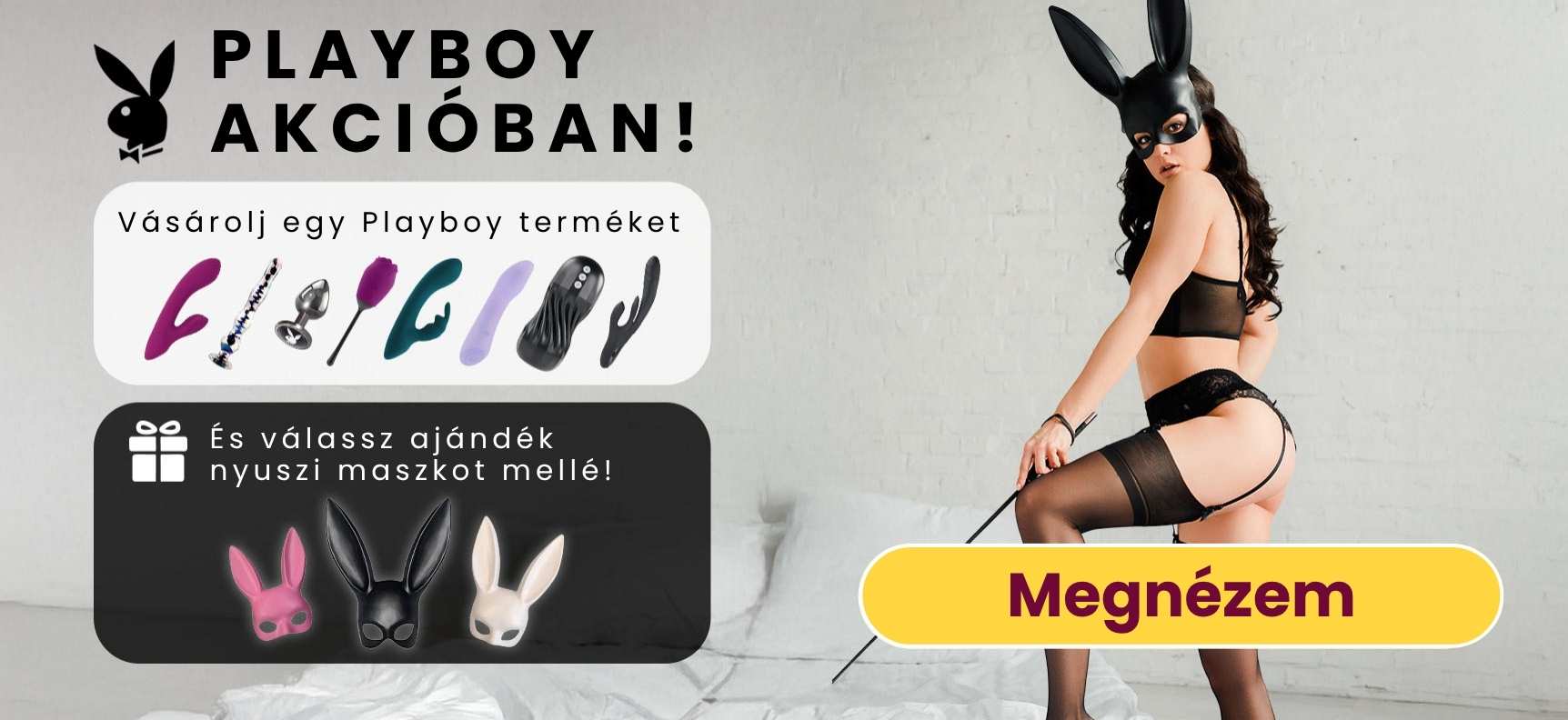 Playboy szexjátékok és ajándék meglepetés – Szexshop.hu sex shop